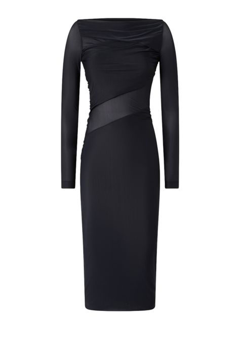 Abito longuette aderente in jersey PINKO | Abiti | 104838 A2H1Z99